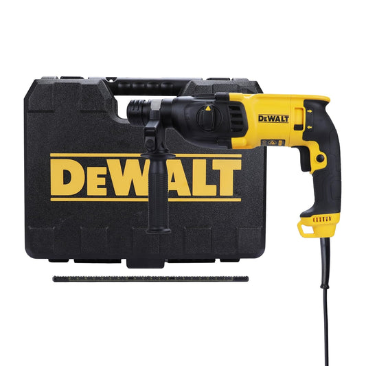 DEWALT D25133K Combi Hammer For Drilling, Hammering & Chipping, 800W 26mm SDS-Plus 3 Mode 2Kg ,2 Year Warranty