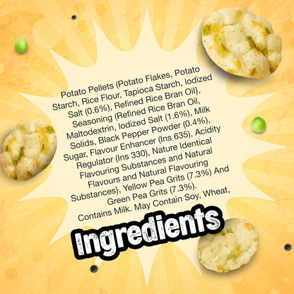 Bingo! Popped Chips - Airy, Crunchy, Zero-Gravity Snacks with 30% Less Fat (Indian Spice Mix Flavour)- Not Fried, Not Baked, Just Popped! - 25g