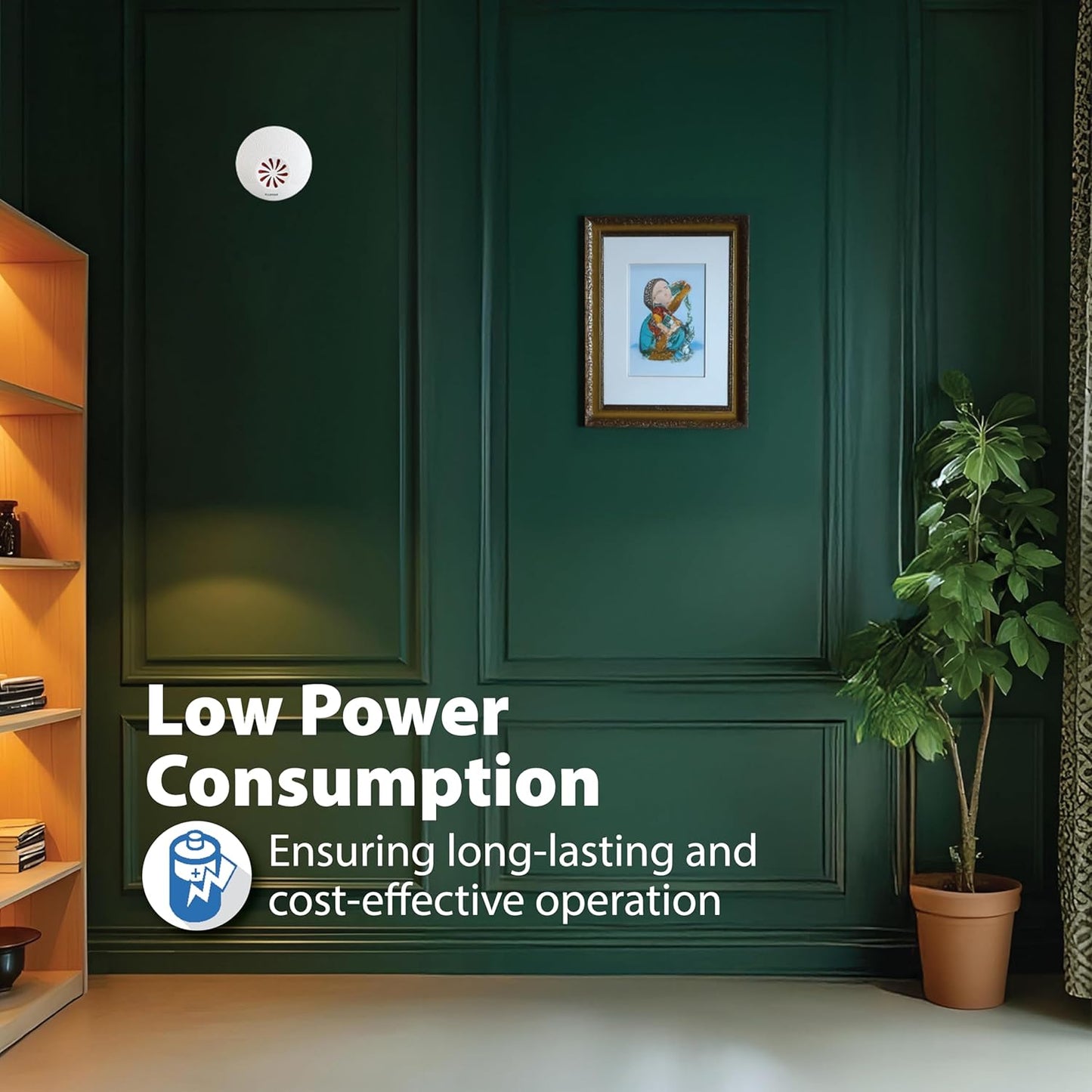 Havells Red Star White Ding Dong Electronic Doorbell with Low Consumption, Heavy Duty Circuit and Powerful Sound Output, Aesthetic Environmental Appeal, Exclusively Designed for Home and Office