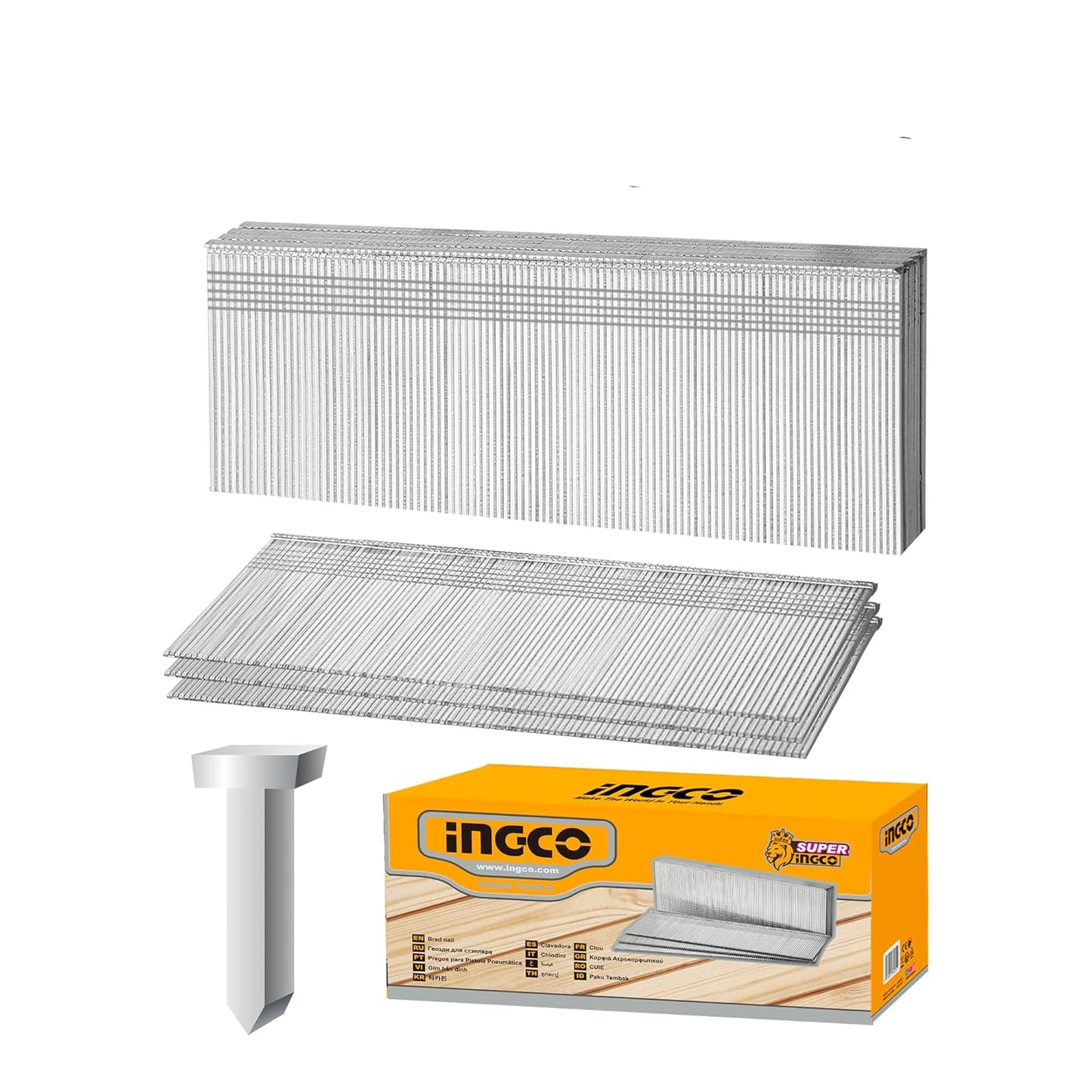 INGCO Brad Nail, Brad Lenght:20mm,5000pcs/color Box