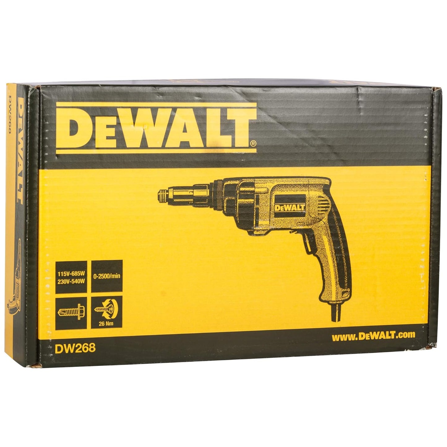 DEWALT DW268-B1 540 Watt 26 Nm Torque VSR Torque Adjustable Screwdriver