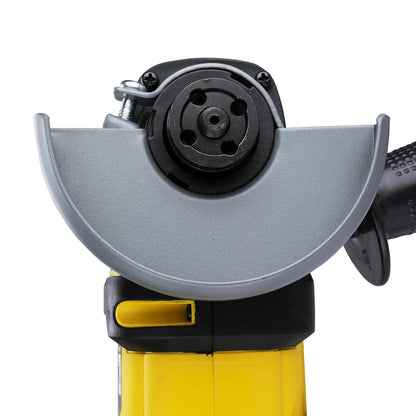STANLEY FATMAX SCG400-B1 20V 2.0Ah 100mm Cordless Brushed Grinder for Mechanic, Tradesmen & Professional Use, Batteries Not Included, 2 Year Warranty, YELLOW & BLACK