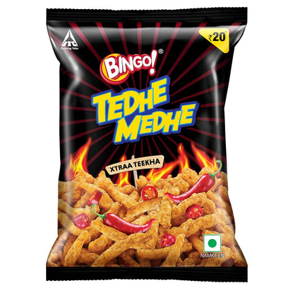 Bingo! Tedhe Medhe Xtraa Teekha, 80g/75g (weight may vary)