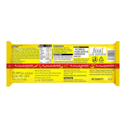 MAGGI 2-Minute Instant Noodles, Favourite Masala Taste, Masala Noodles With Goodness Of Iron, Made With Choicest Quality Spices, 280g/300g Pouch (weight may vary)