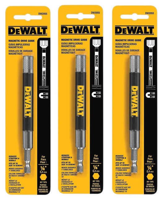 DEWALT DW2055 Magnetic Bit Tip Holder (3 Pack)