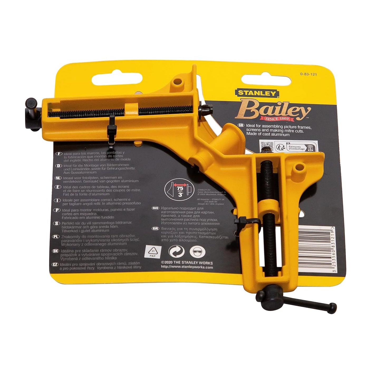 STANLEY 0-83-121 Light Duty Corner Clamp