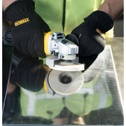 DEWALT DWE750T-IN,750Watt, 4" (100mm) Ultra SLIM Heavy Duty Angle Grinder Engineered For Heavy Duty Applications with Spindle Lock and Toggle Switch, 2 Year Manufacturer Warranty(SIDE HANDLE INCLUDED)