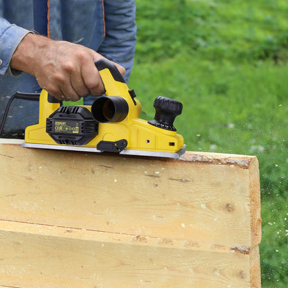 STANLEY STPP7502 750W 2mm Planer (Yellow and Black) with 2 TCT blades