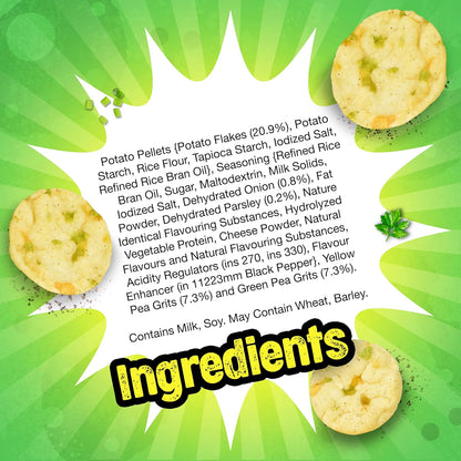 Bingo! Popped Chips – Airy, Crunchy, Zero-Gravity Snacks with 30% Less Fat (Sour Creme Flavour) – Not Fried, Not Baked, Just Popped! – 51.2g/48G(weight may vary)