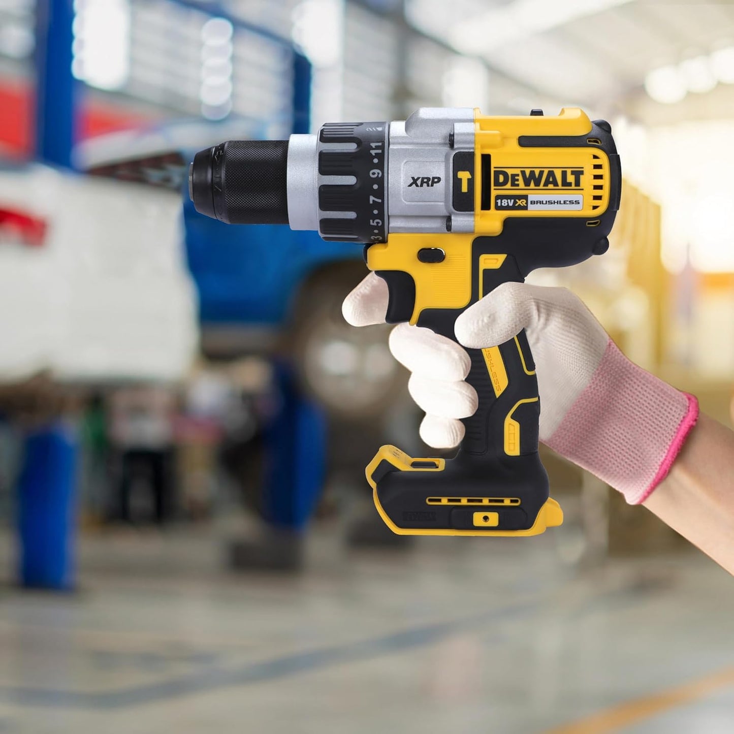 DEWALT DCD996P2 18V 13mm XR Li-ion Premium Cordless Hammer Drill Machine Driver with Brushless Motor with 2x5.0Ah Battery included