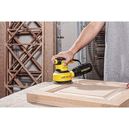 STANLEY SS30 300W 125mm Variable Speed Random Orbital Sander(Yellow and Black)