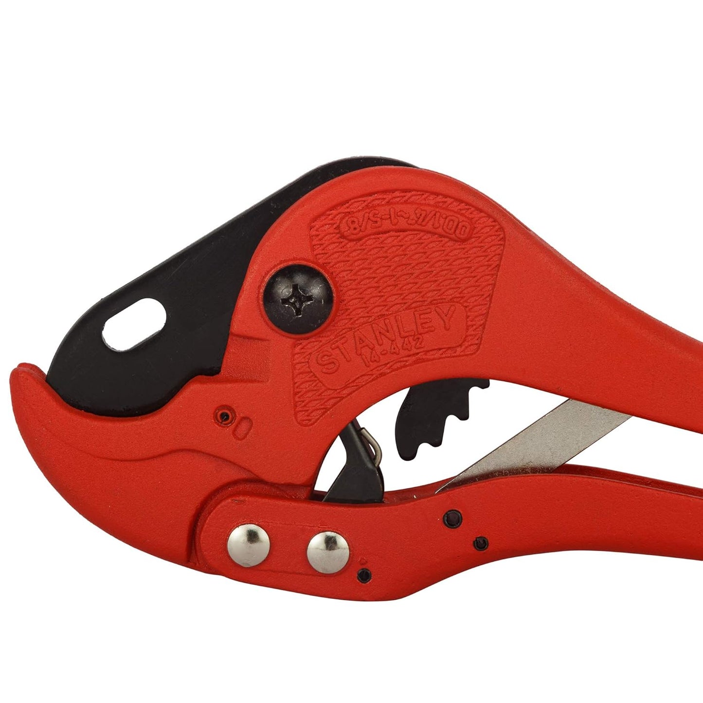STANLEY 14-442 42 mm PVC Pipe Cutter (Red), Limited lifetime warranty