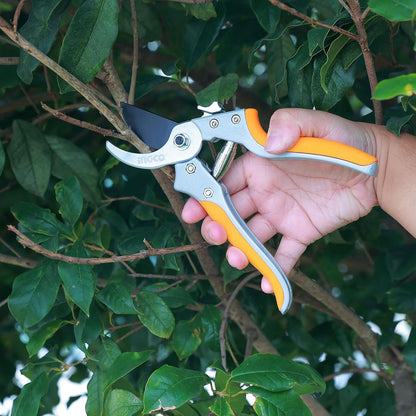 INGCO 8" Pruner for Gardening, Heavy Duty Plant Cutter, Heat Treatment Blade, Pruner Cutter, Garden Clippers, Garden Tools For Home