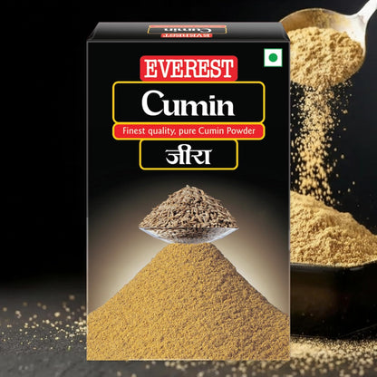 Everest Cumin Powder, Carton, 100 Gram