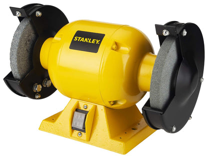 STANLEY STGB3715 373W 152mm Bench Grinder (Yellow) with 2 Eye Shields