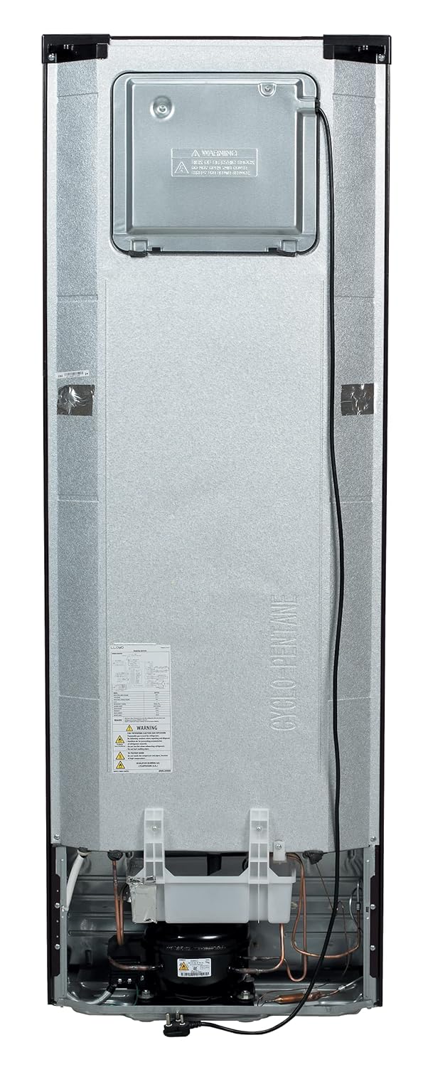 Havells-Lloyd Refrigerator Double Door 283L 2Star Inverter Sakura Red Toughened Glass/3N GLFF292ASRT1PB, Free 1 Year Extended warranty