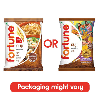 FORTUNE Suji Pouch,500 Gram