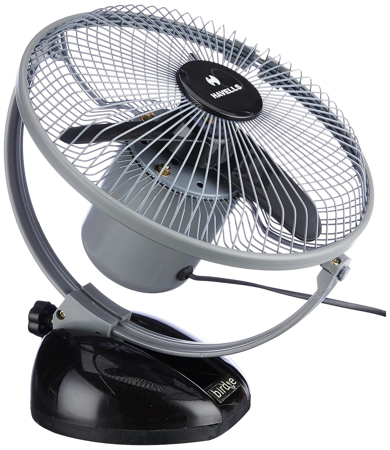 Havells Birdie 230mm Personal Fan (Black Grey)