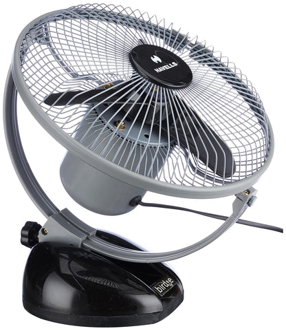 Havells Birdie 230mm Personal Fan (Black Grey)