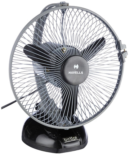 Havells Birdie 230mm Personal Fan (Black Grey)