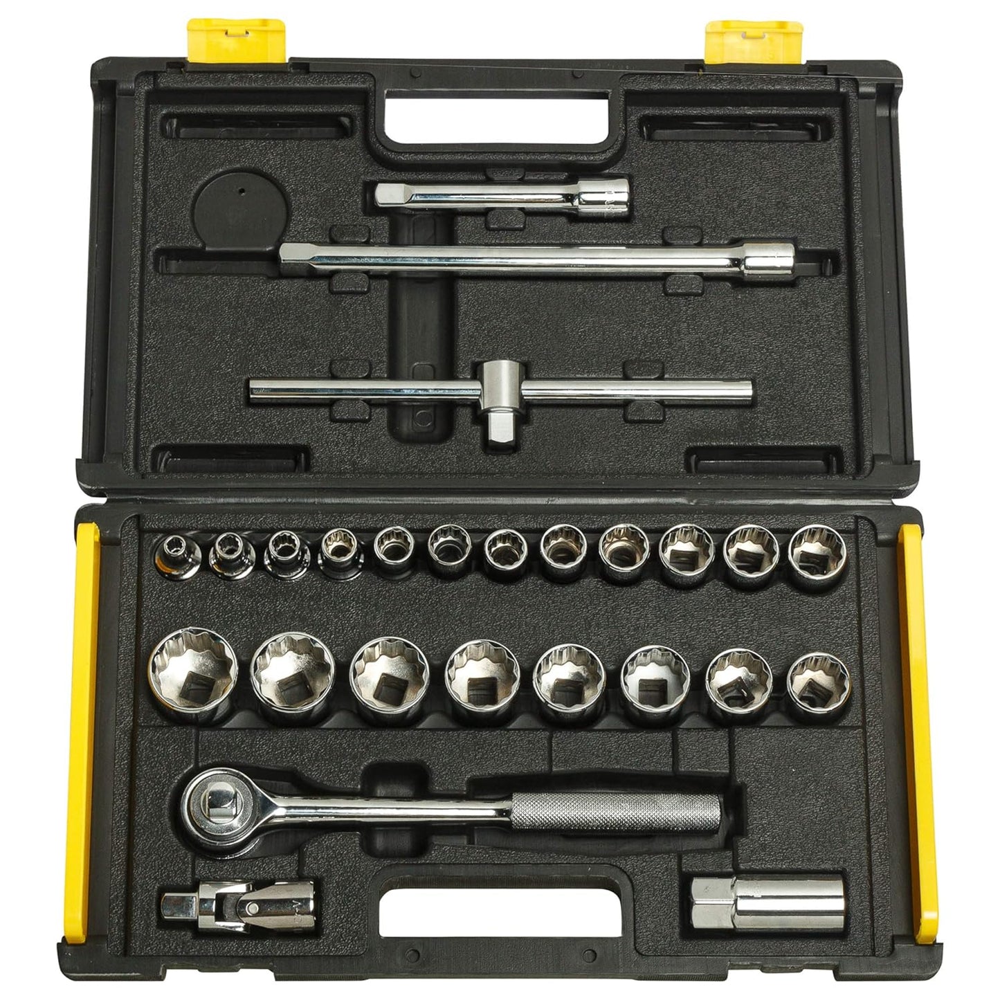 STANLEY 86-478 1/2'' SQ. Drive 12 Point Socket Set (25-Pieces)