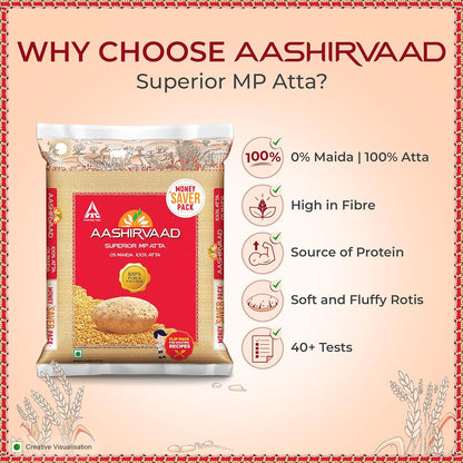 Aashirvaad Superior MP Atta, 5kg Pack