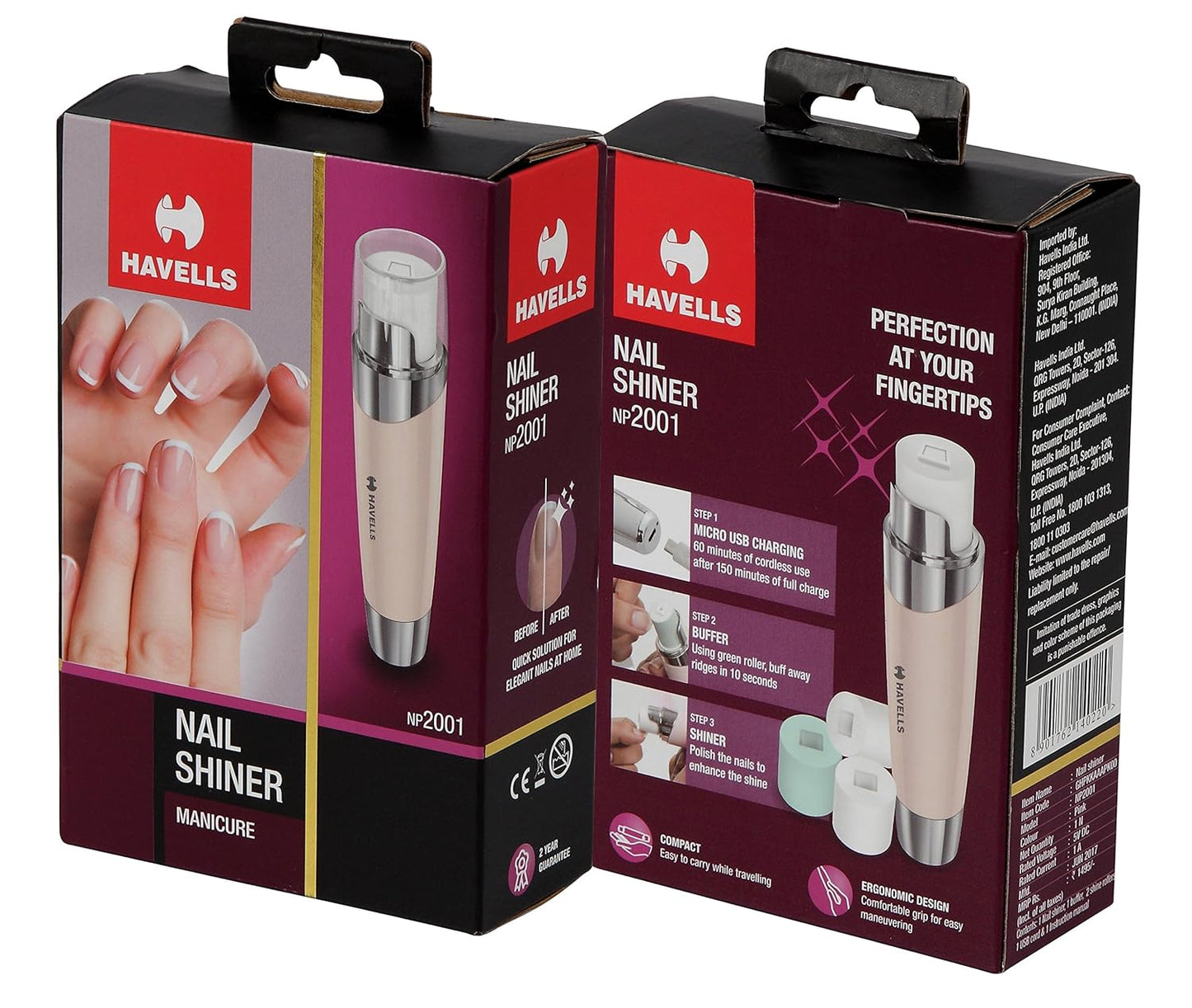 Havells NP2001 Nail Shiner (Beige)
