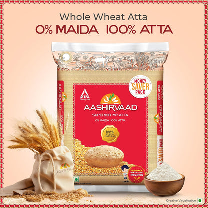 Aashirvaad Superior MP Atta, 5kg Pack