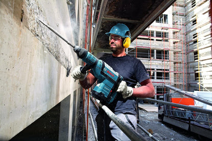 BOSCH GBH 8-45 DV Corded Electric Rotary Hammer with SDS Max | 1500 W, Turbo Power Function | Rated Speed 0-305 RPM | Impact Rate 1380 – 2760 BPM, Energy 12.5 J| Speed Selection | 1 Yr Warranty