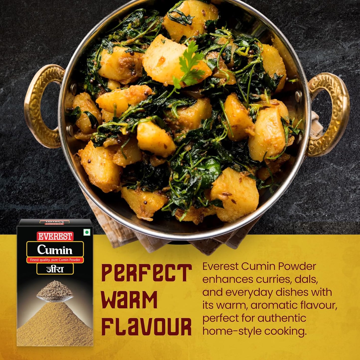 Everest Cumin Powder, Carton, 100 Gram