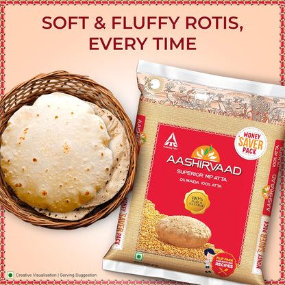 Aashirvaad Superior MP Atta, 5kg Pack