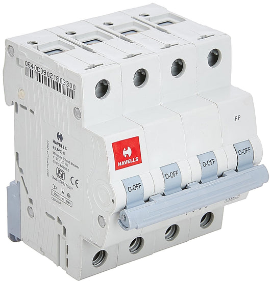 Havells DHMGCFPF040 PVC Plastic 40A MCB FP C Curve (White)