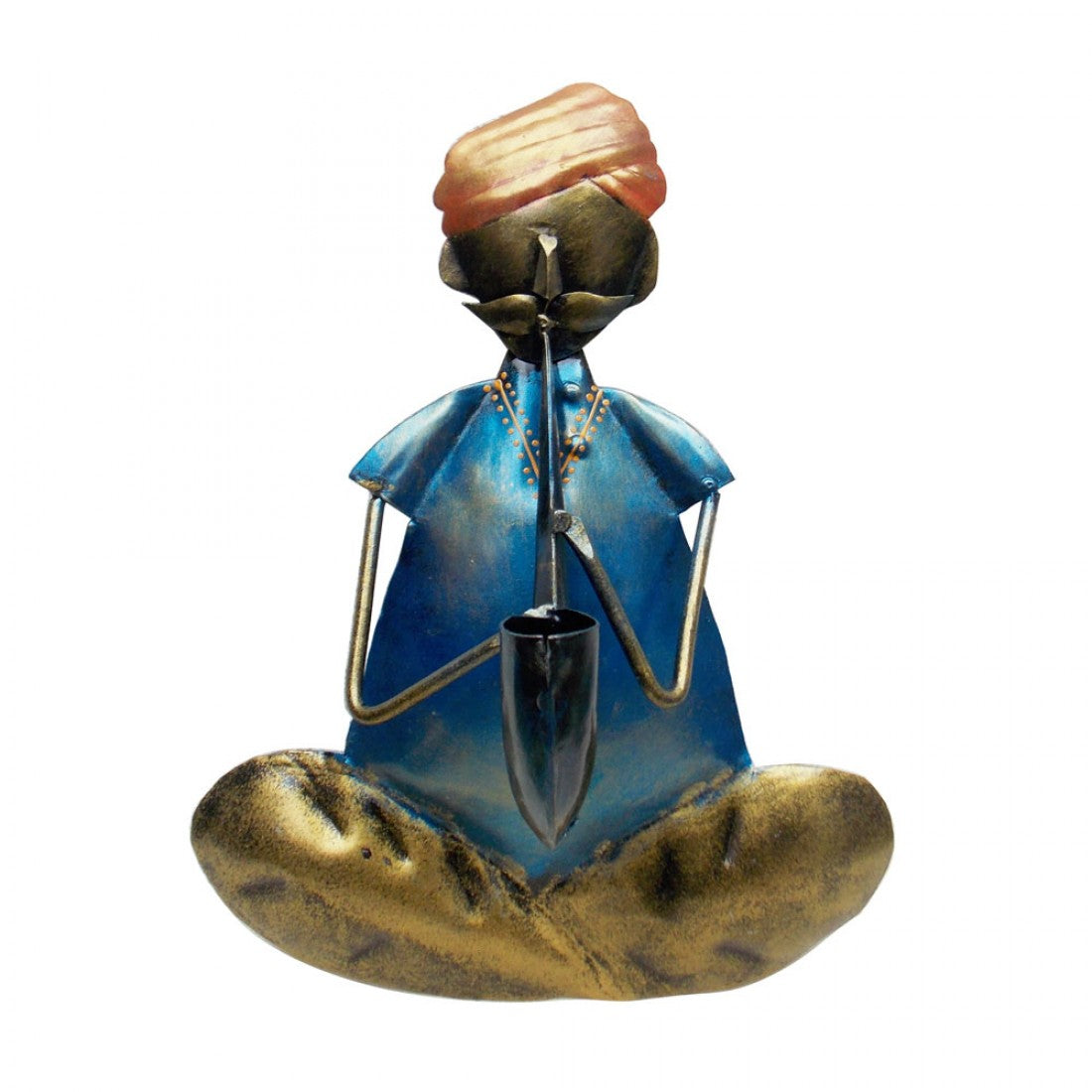 Iron Craft Wall Decor Rajasthani Musician - Set Of Three