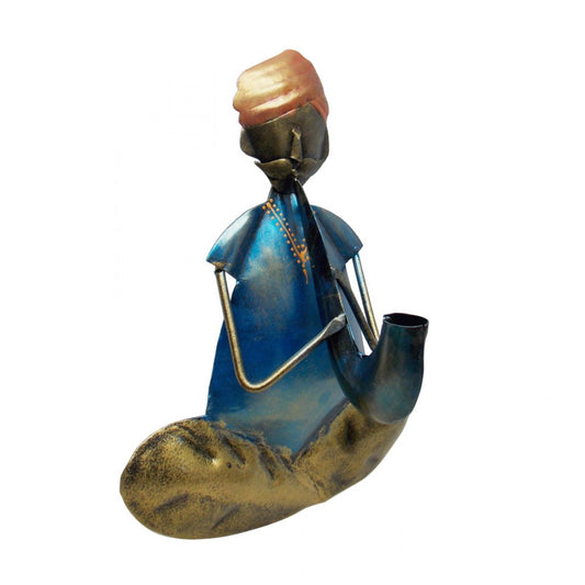 Iron Craft Wall Decor Rajasthani Musician - Shehnai