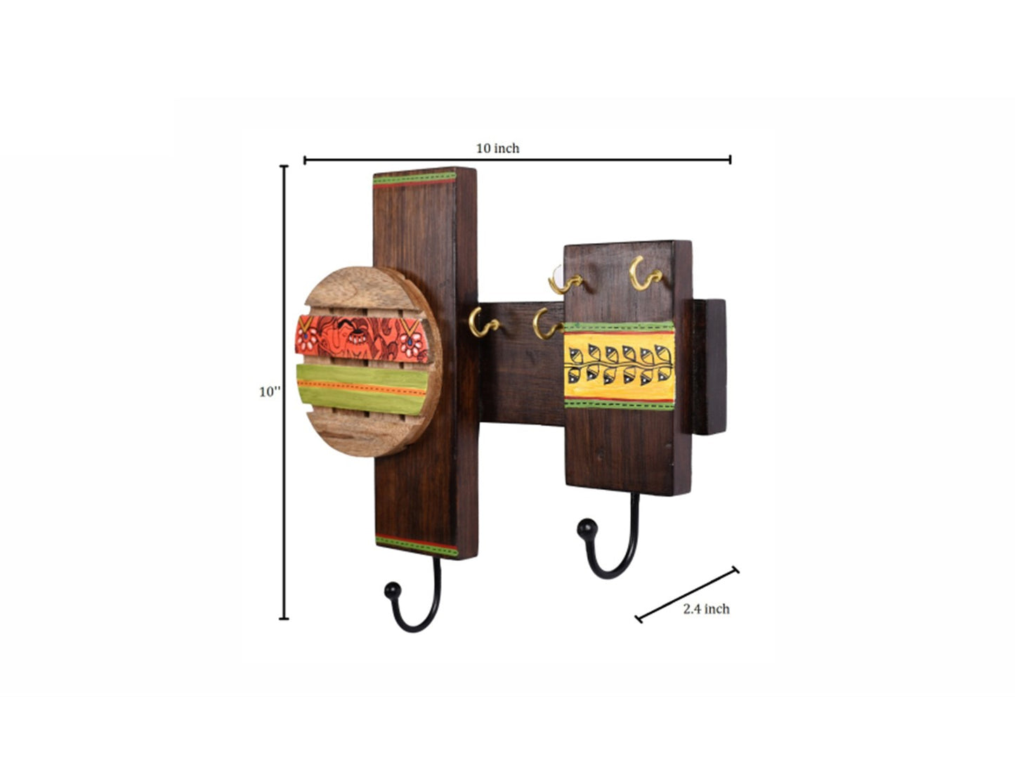 Udaipur Handicrafts Wood Art Key Holder