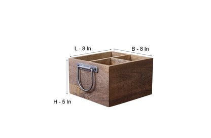 Udaipur Handicrafts Hand Made Mango Wood Kitchen Holder from Style Wood Collection