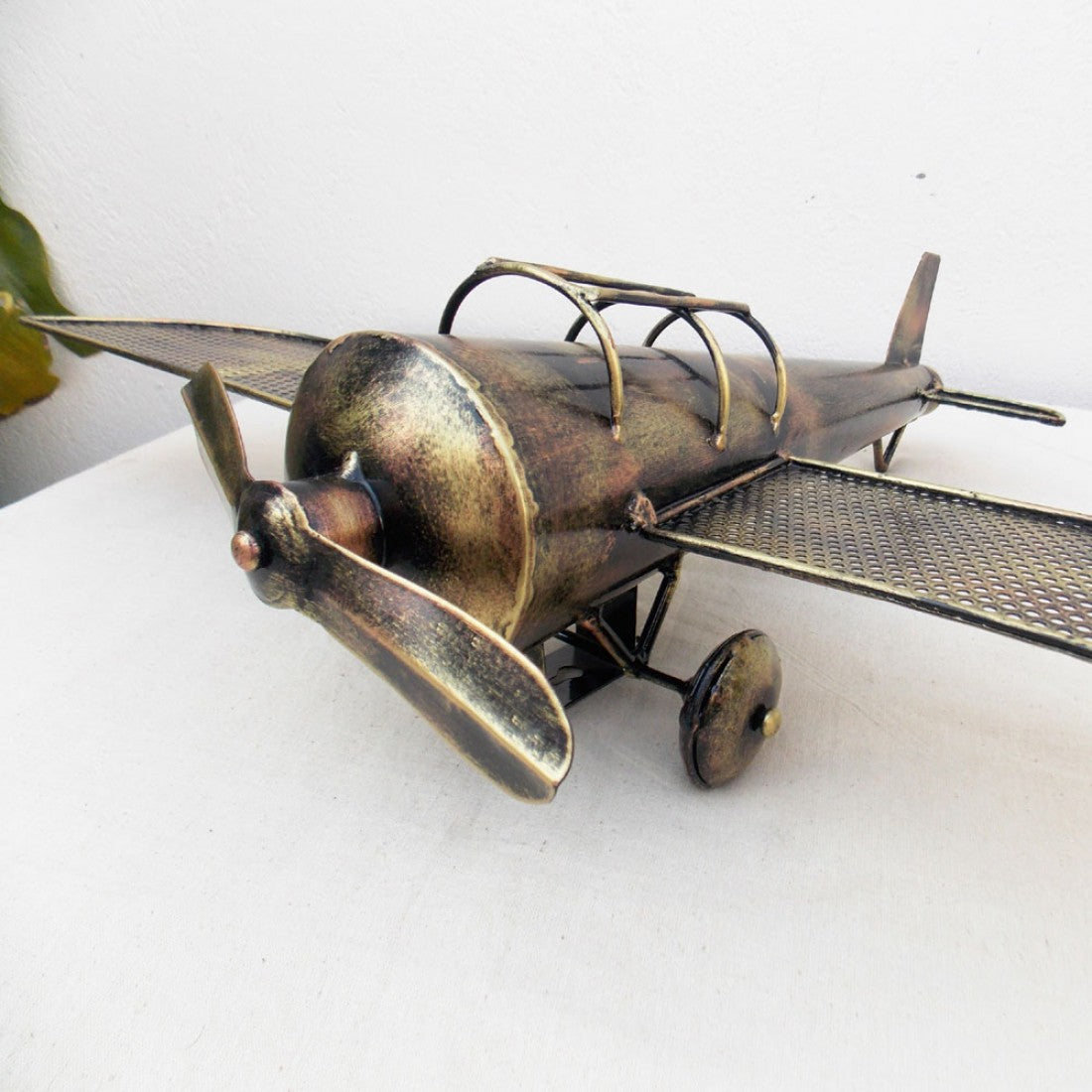 Hand Made Iron Aircraft for Home Decor