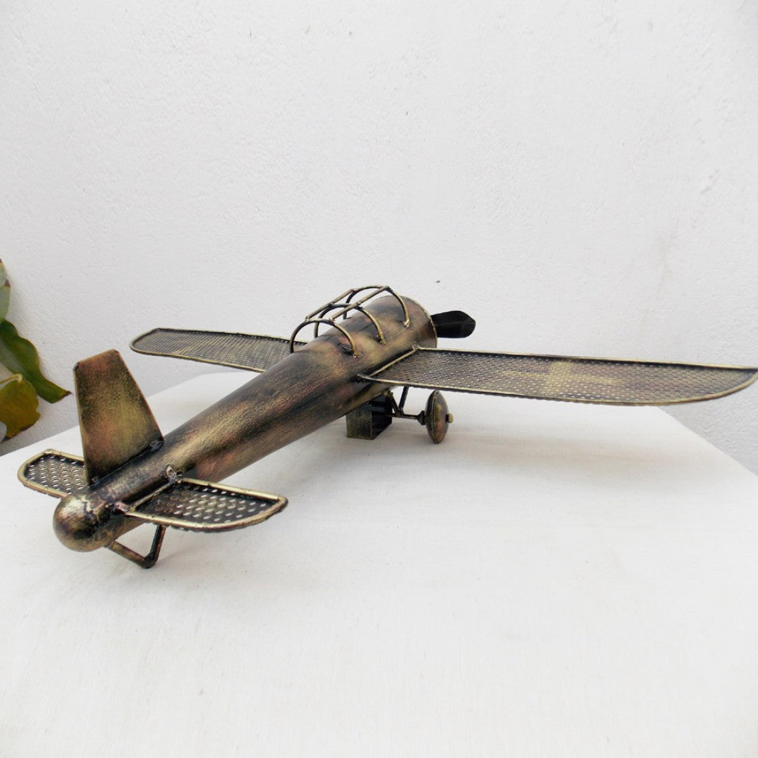 Hand Made Iron Aircraft for Home Decor