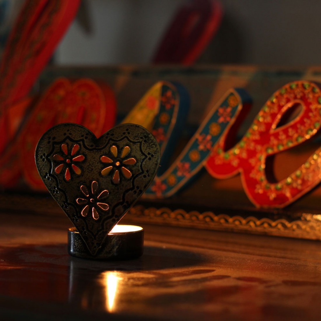 Heart T-Light Set