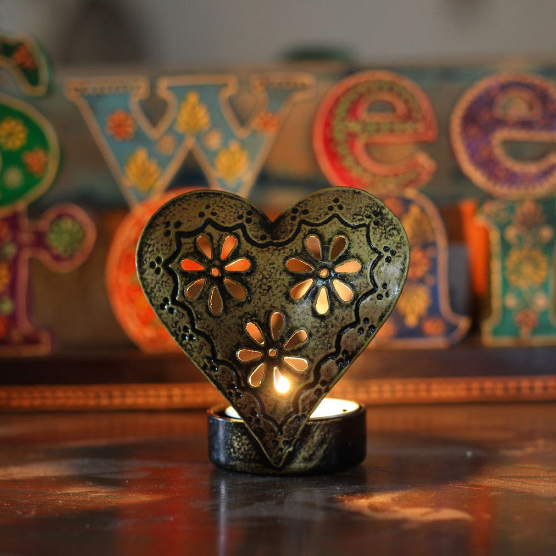 Heart T-Light Set