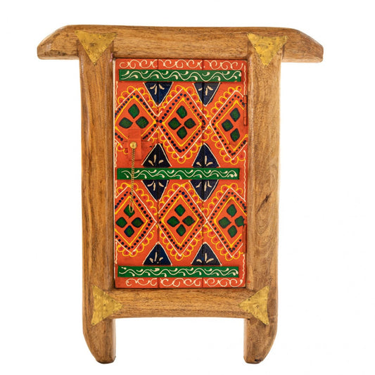 Orange Traditional Village Window
