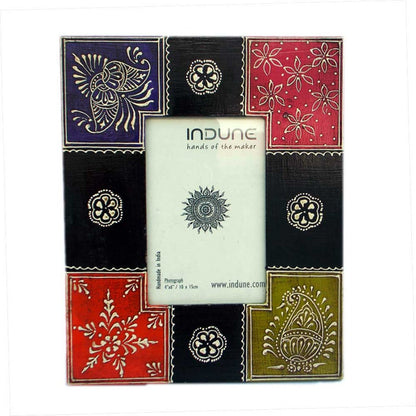 Photo Frame Hand Painted 4 X 6 Inches