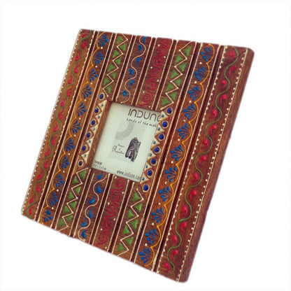 Small Photo Frame Of Assorted Design And Colours Hand Painted 3 X 3 Inches