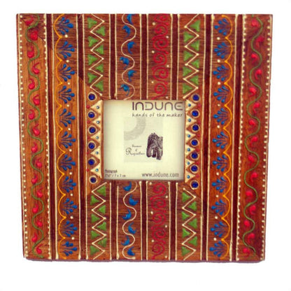 Small Photo Frame Of Assorted Design And Colours Hand Painted 3 X 3 Inches