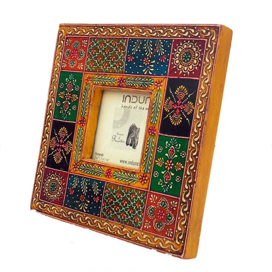 Small Photo Frame Of Assorted Design And Colours Hand Painted 3 X 3 Inches