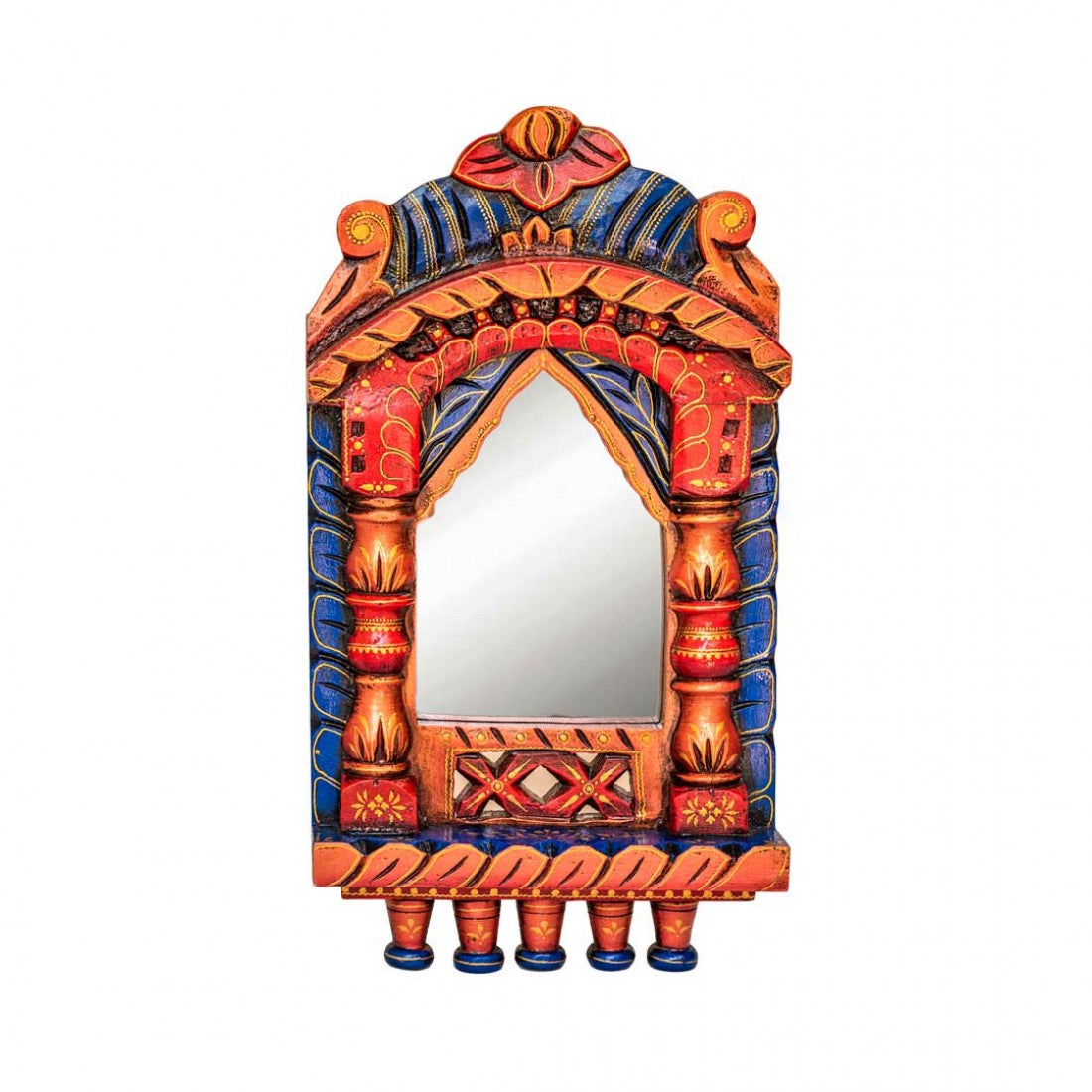 Colourful Hand Painted Wooden Jarokha