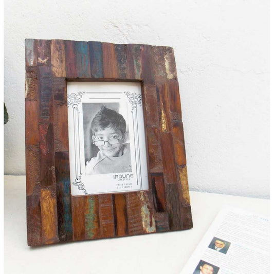 Photo Frame Reclaimed Wood Photo 5 X 7 Inches