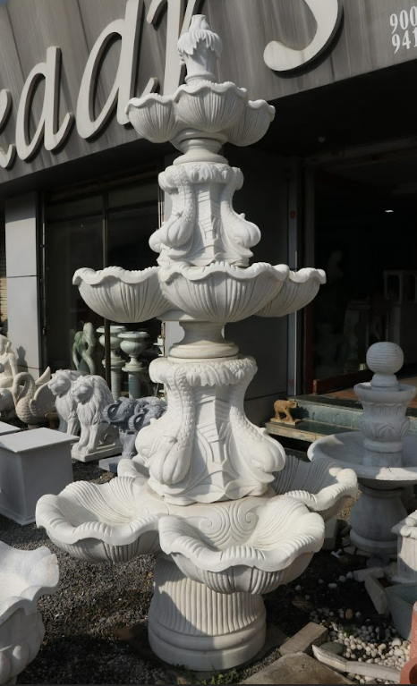 White Stone Fountain