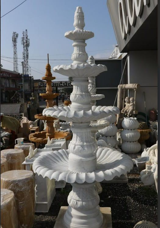 White Stone Fountain