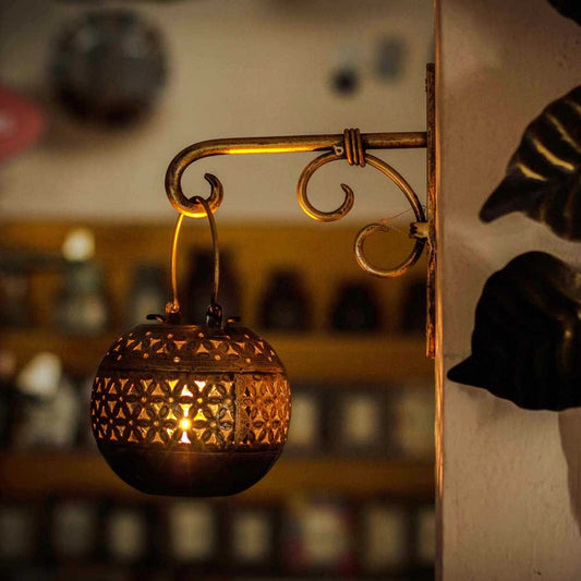 Handi-Shaped Wall Sconce Tea-Light Holder